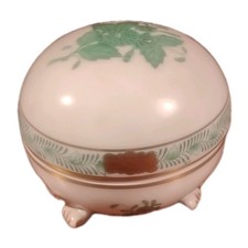 Herond Hungary Hand Painted Chinese Bouquet Collectible Trinket Bowl