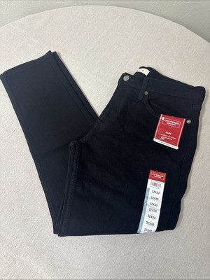 Signature Levi Strauss Slim Men's 32x30 Black Denim Jeans