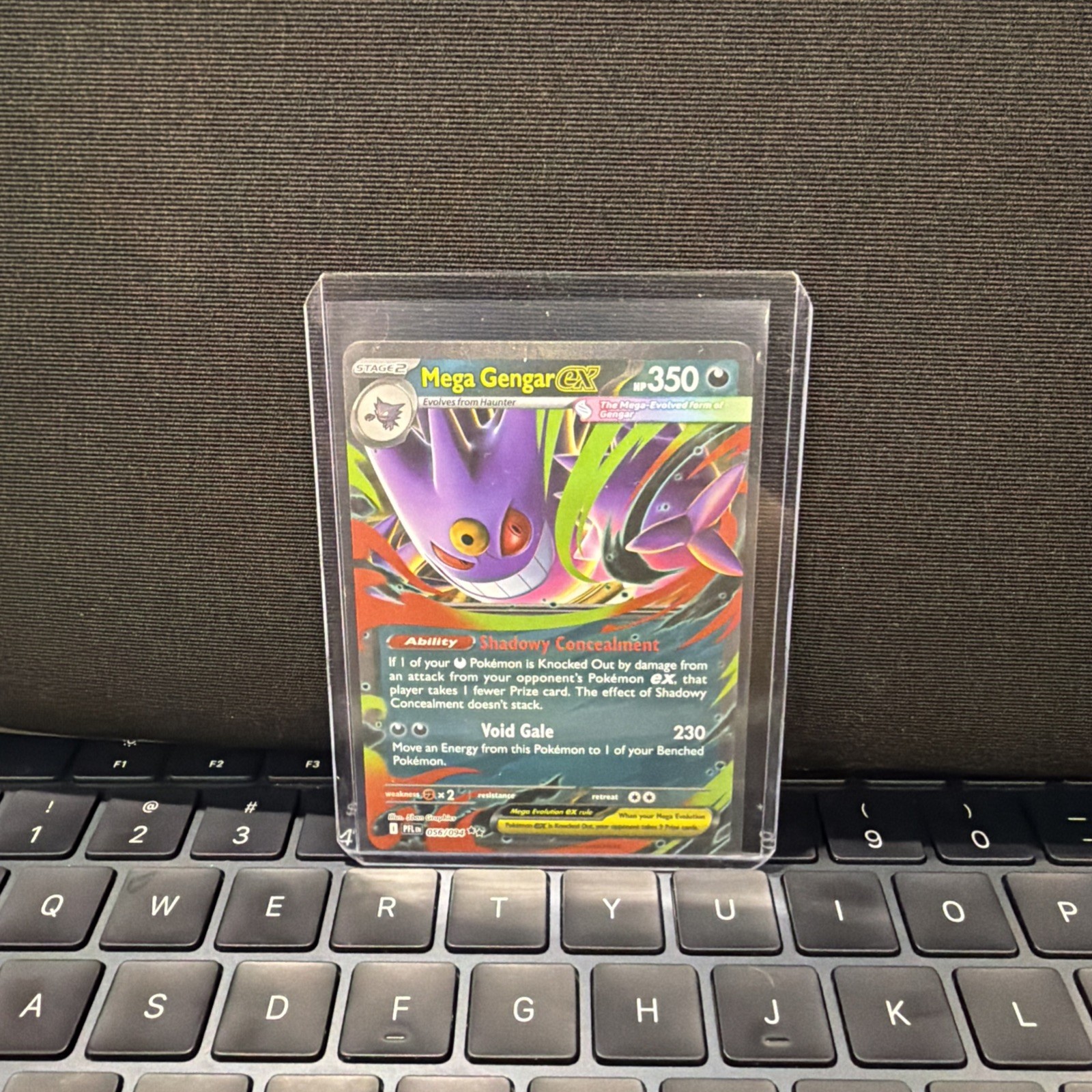 Mega Gengar ex  056/094 Double Rare Pokemon Phantasmal Flames NM