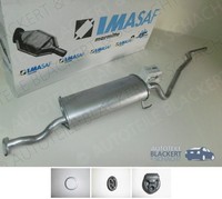 Imasaf ESD Auspuff Endtopf für Daihatsu Feroza Hard Top+Soft Top 1.6 16V+ZubehöR