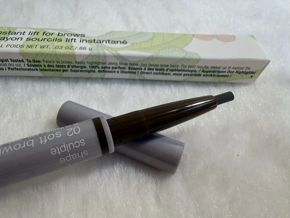 Clinique Instant Lift For Brows Pencil-02 Soft Brown .03oz/ .86g New In Box - Image 3 of 4
