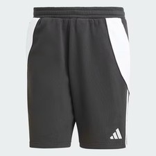 adidas Tiro 24 COMFY Fleece Sweat Shorts - Black /White IP1954  RETAIL 45 