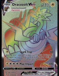 Dracozolt VMAX 210/203 Evolving Skies Secret Rare
