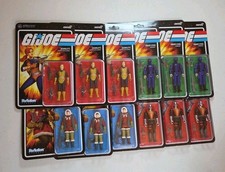12New Super7 G.I. Joe Reaction Figures 3 Scarlett 3 Kwinn 3 Destro 3 Snake Eyes