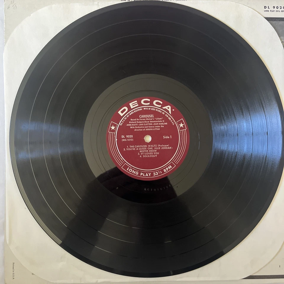 ORIGINAL CAST RECORDS Lot: Damn Yankees, Carousel, All that Jazz VINTAGE - Image 4 of 4