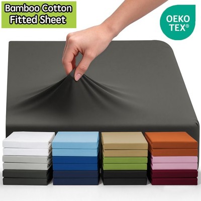 Spannbettlaken Jersey Bmboo Baumwoll Spannbetttuch Bettlaken Betttuch Modern