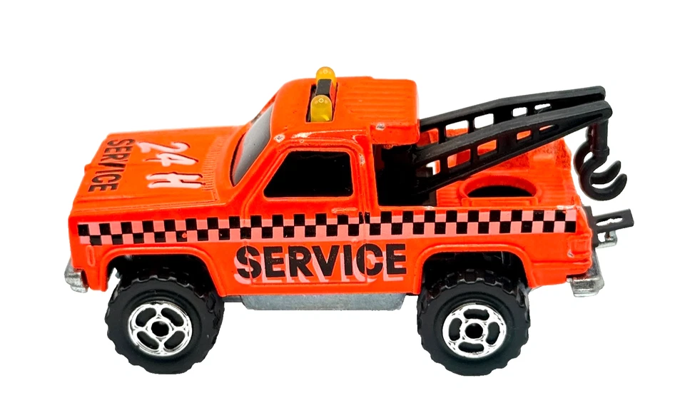 Chevrolet Blazer Depanneuse naranja casi como nuevo MAJORETTE servicio 24 H FRANCIA Foto 3 de 4