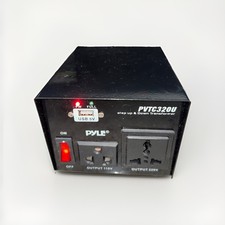 Pyle PVTC320U Step Up Step Down Voltage Converter Transformer w USB Tested