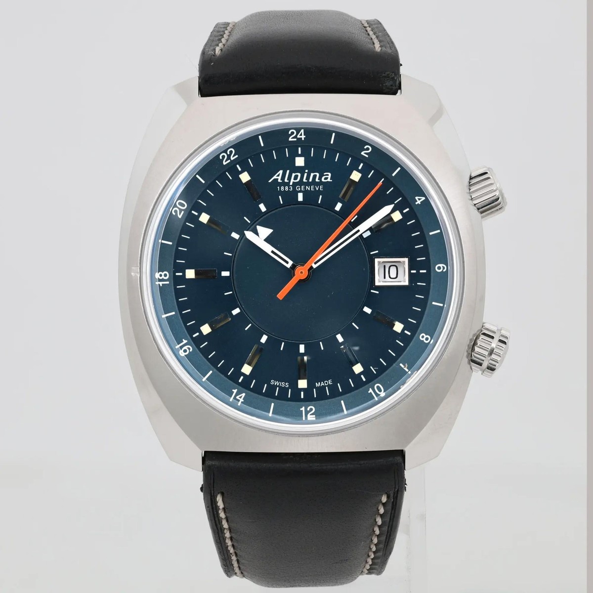 Alpina Startimer Pilot Heritage Steel Blue Dial Automatic Men