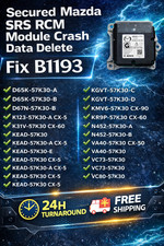⭐MAZDA 2021-2025 CX-5 CX-50 CX-30 MX-5 CX-90 SRS Module Reset Crash Service