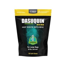 Nutramax Dasuquin with MSM for Large Dogs 60lbs and Over, Joint Supplement 150Ct