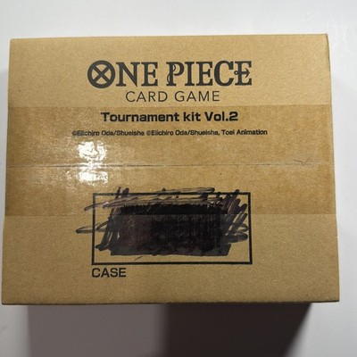 One Piece Card Game Tournament Kit Vol. 2 Sealed English.