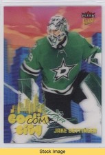 2023-24 Upper Deck Fleer Ultra Goalie City Jake Oettinger #G-12 READ vs3
