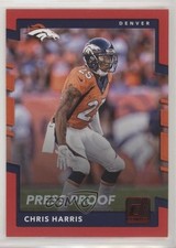 2017 Panini Donruss Press Proof Red Chris Harris Jr Chris Harris #66 fm0