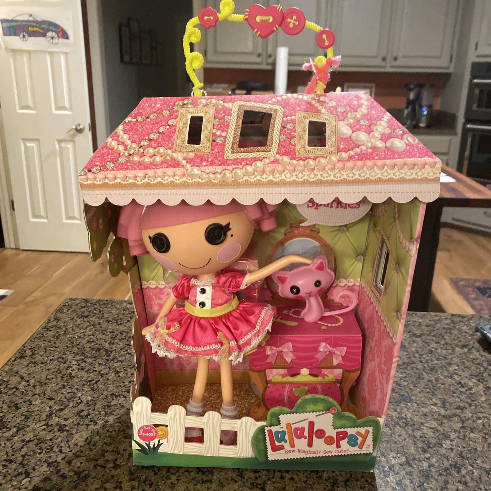 LALALOOPSY JEWEL SPARKLES FULL SIZE DOLL IN HAND TO SHIP Bra