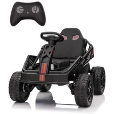 24V Kids Electric ATV 4x4,200W Ride On Car w/ Shocks,Lights,Music for Boys Girls