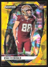 2025 Panini Prizm Draft Picks #27 Ryan Fitzgerald Prizms Gold Ice