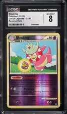 CGC 8 Slowking Reverse Holo Call Of Legends 2011 Pokemon Card #32