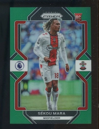 2022-23 Panini Green Prizm PL Soccer #209 Sekou Mara RC Rookie 5/5