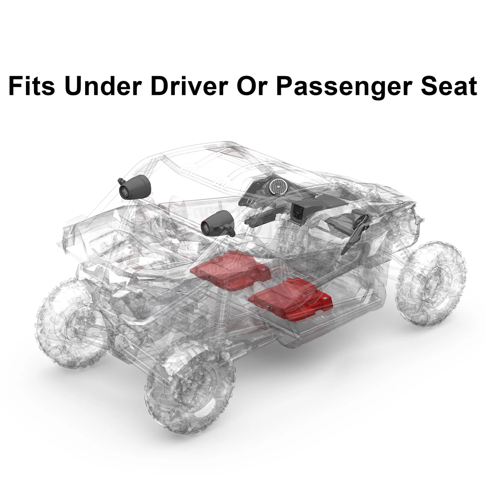 Rockford Fosgate RFX317-FWE 10" Subwoofer Enclosure for 2017+ Can-Am X3 Models