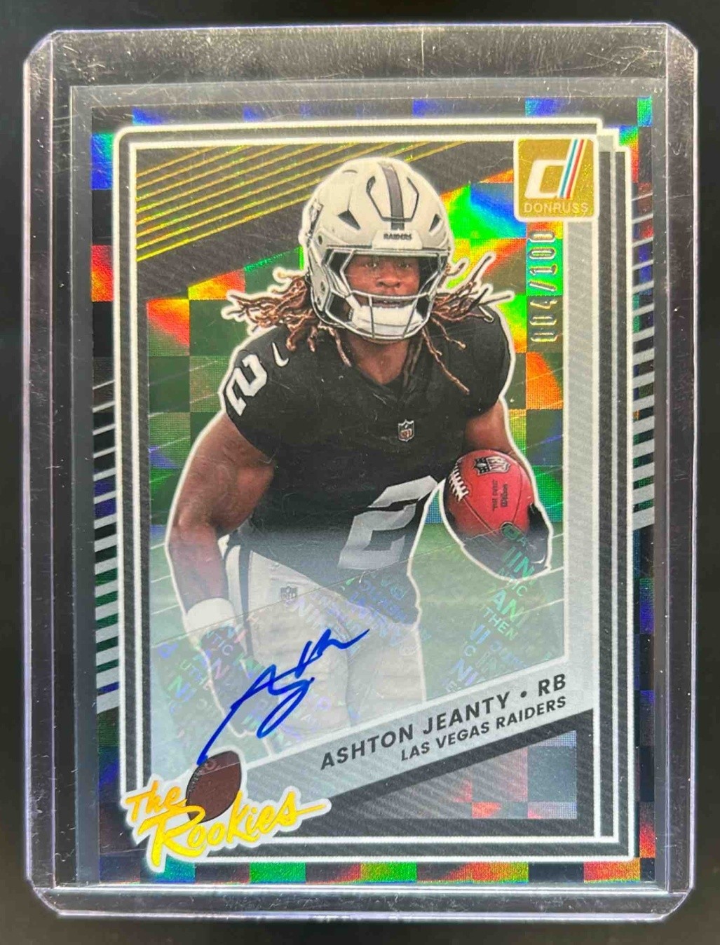 2025 Donruss Ashton Jeanty The Rookies Auto Rookie RC #4/100