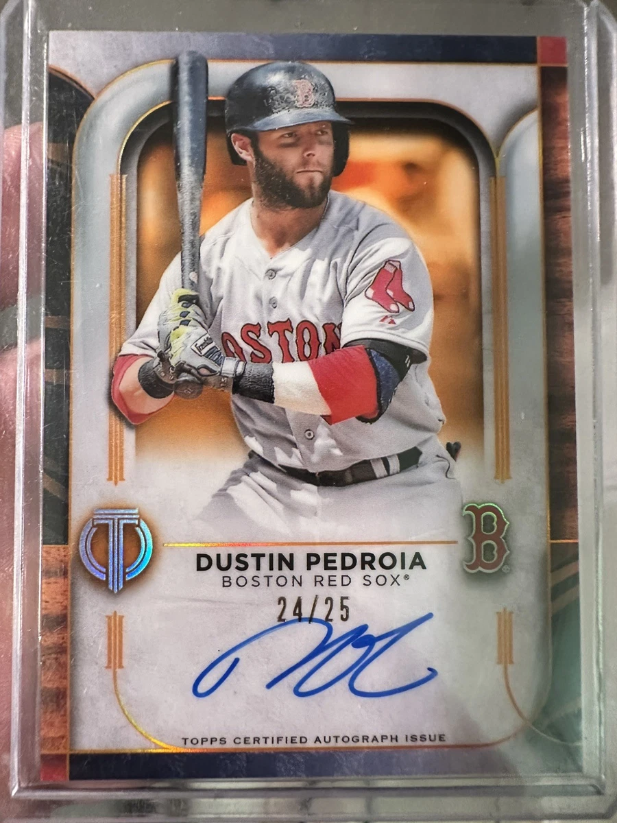 Topps Dustin Pedroia Baseball Original Autographed Sports Trading