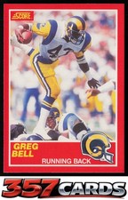 1989 Score Football #166 - 330 PICK YOUR CARD COMPLETE YOUR SET