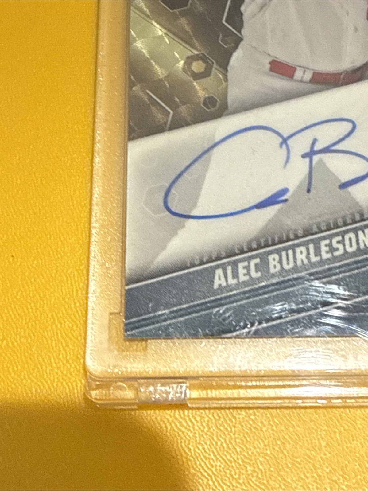 2023 Topps Chrome Black Alec Burleson Auto Superfractor 1/1 Slab Sealed ⚾️ RC view 5