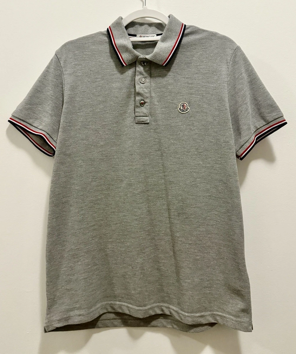 Moncler Men's Polo Gray Size L | eBay