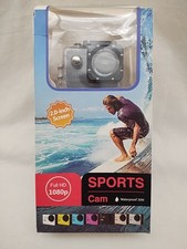 Sports Video Camera 1080P Waterproof Case Accessories 2-in Screen Mounting Kit