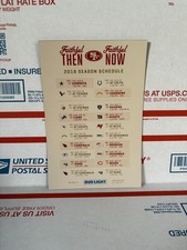 2018 SAN FRANCISCO 49ERS MAGNET SCHEDULE BUD LIGHT