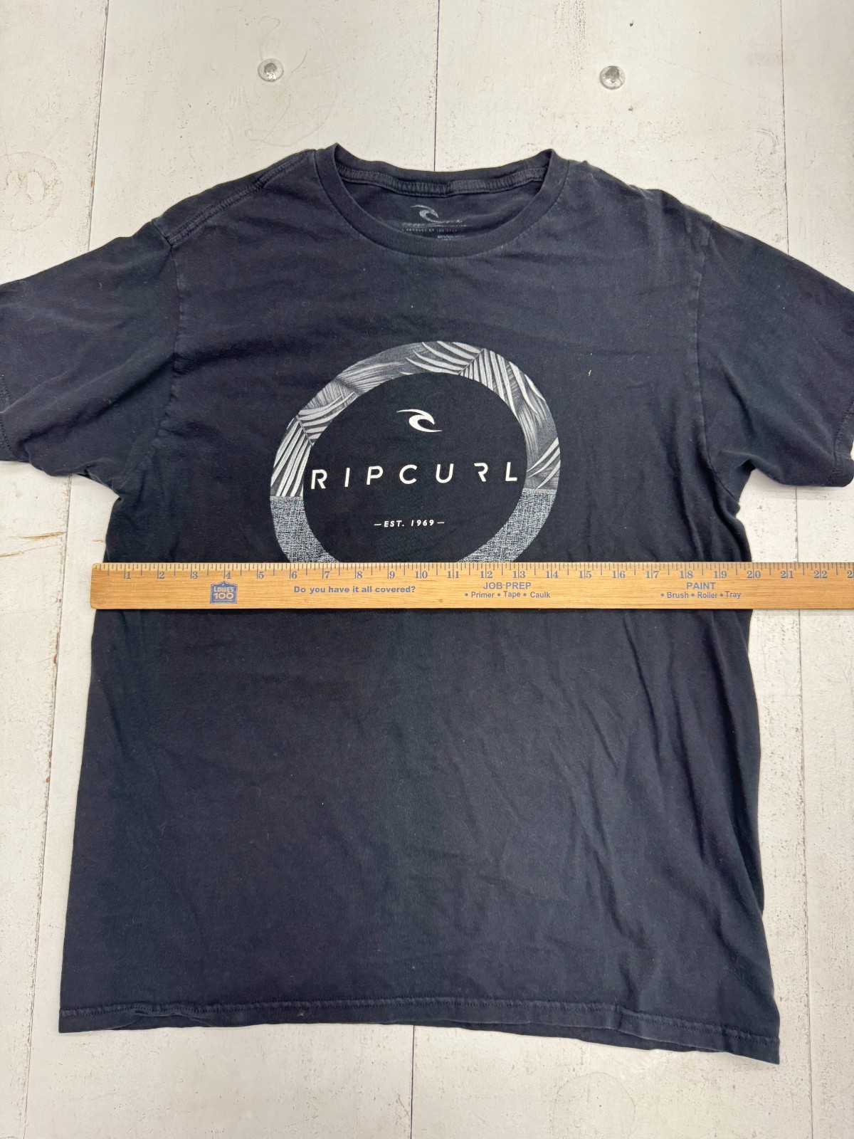 Rip Curl Solid Black Logo Print Standard Fit Shor… - image 5