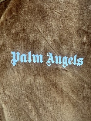 Palm Angels ベロア トラックジャケット ブラウン Palm Angels Velour Track Jacket Brown XL Made In Italy | eBay