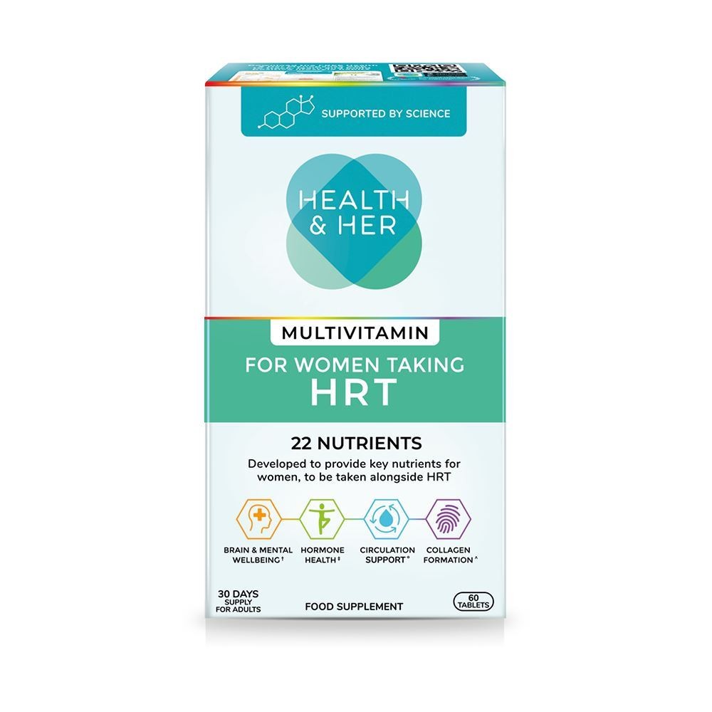 Health & Her HRT Multivitamin Support 60 Capsules - 2 Pack
