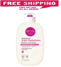 eos Shea Better Body Lotion for Dry Skin, Strawberry Dream, 16 fl oz