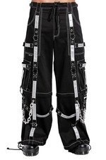 Tripp NYC Reflective Dark Street Pants - Goth, Mall Goth, Rave