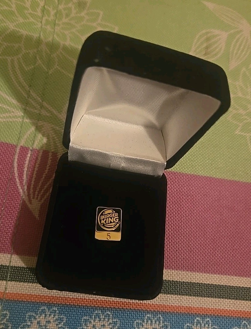 Burger King 5 Year Service Pin with Free Shipping