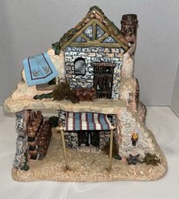 Member's Mark 48 Piece Nativity Bethlehem Village Set Building Pots Chimney 8  