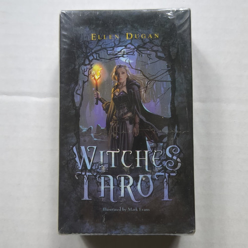 Witches Tarot 78-Card Deck Guidebook by Ellen Dugan Illustrated by Mark Evans