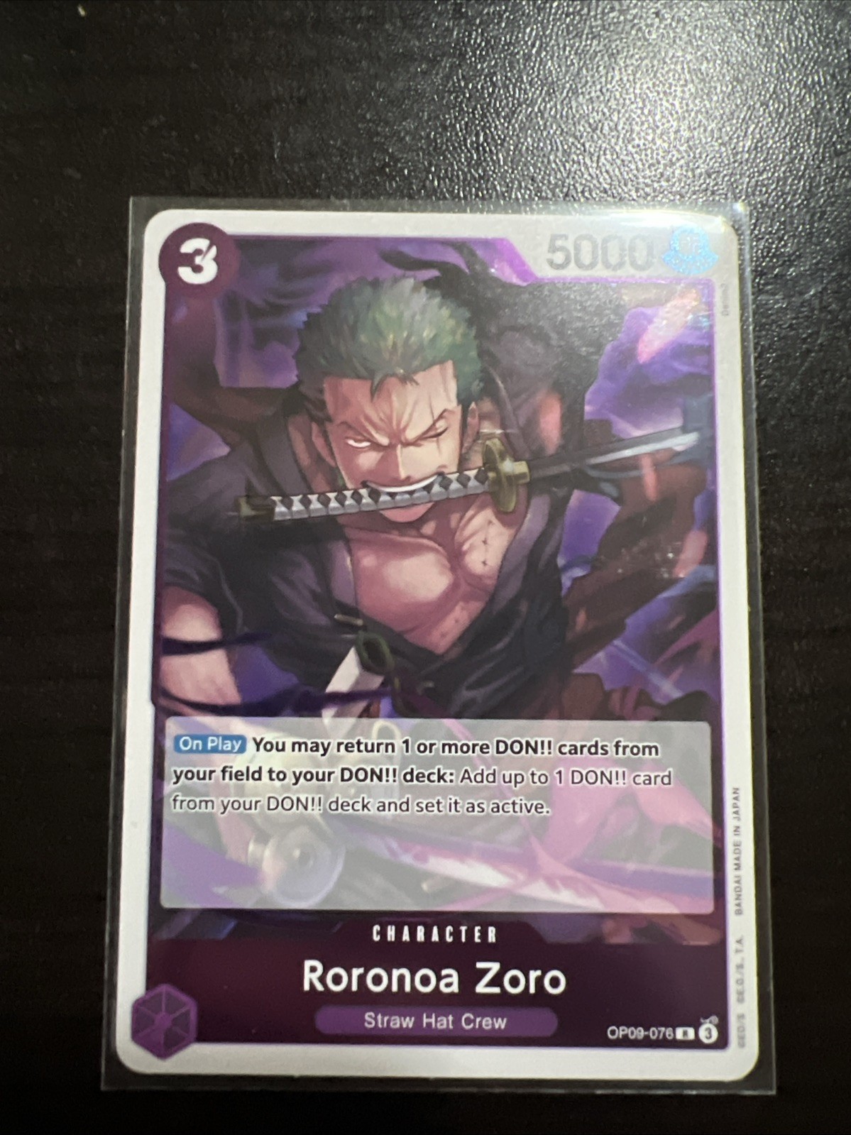 Roronoa Zoro (076) OP09-076 Emperors in the New World Foil