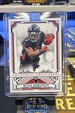 2025 Panini National Treasures - Bijan Robinson #4 Holo Gold /15 (MEM)