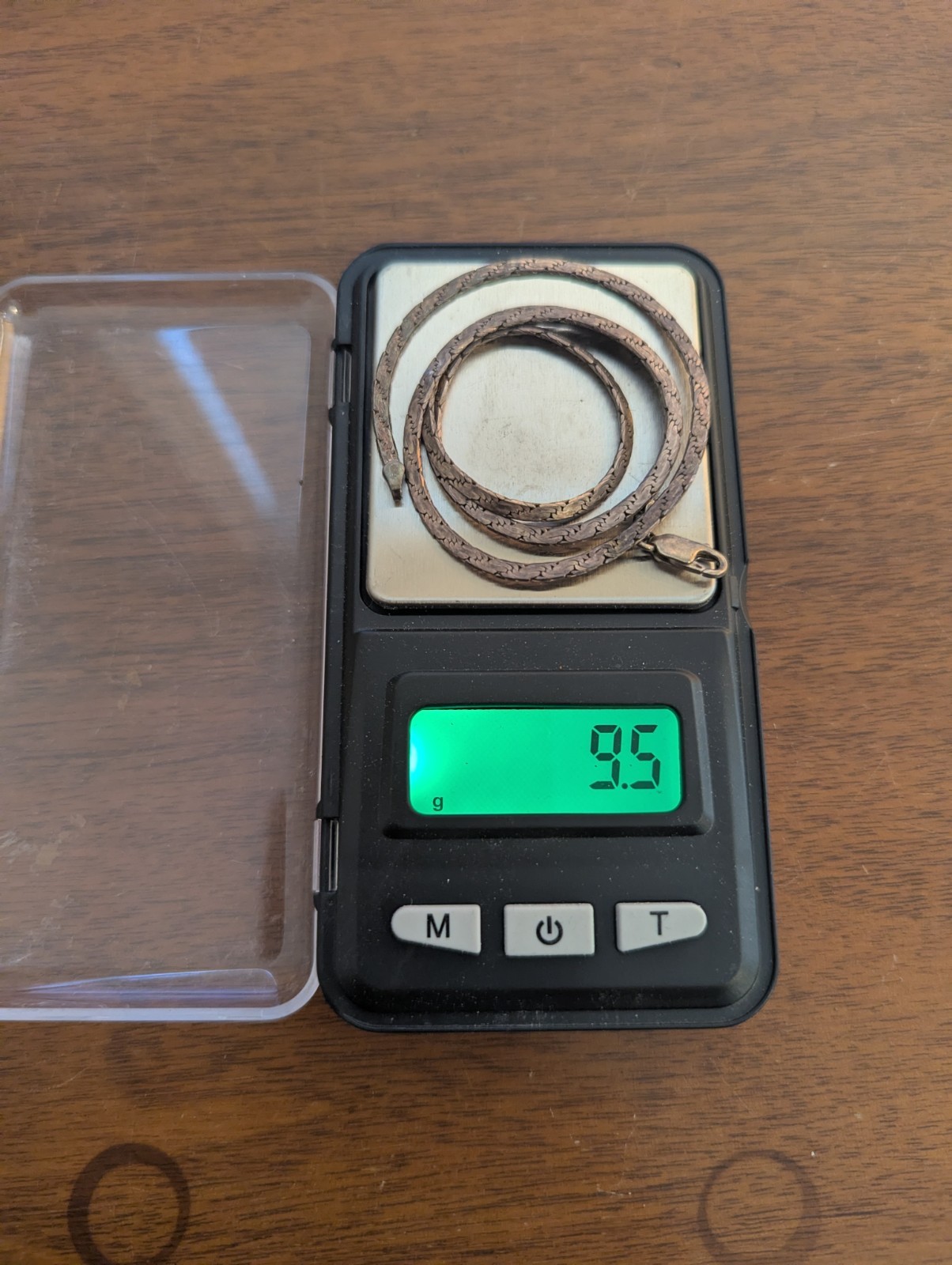 UPSCALE SEGMENTED FLAT Solid Sterling Silver 18 i… - image 8