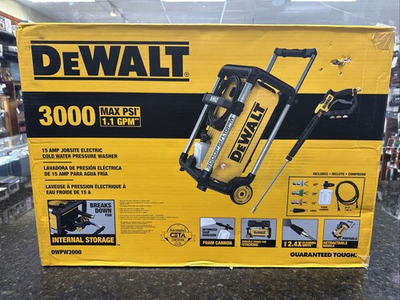 #ad #ad NEW Dewalt DWPW3000 3000 PSI Cold Water Electric Pressure Washer $479.99
