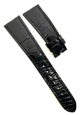 Patek Philippe 21mm x 16mm Shiny Black Alligator Watch Strap D C93 Authentic OEM