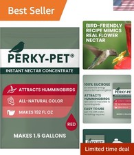 Perky Pet 2 lb Instant Hummingbird Nectar Powder Concentrate - Easy Mix Feed