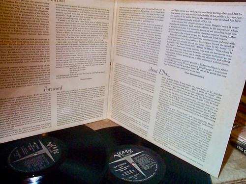 ELLA FITZGERALD Sings The Rodgers & Hart Song Book VERVE 2Lp Mono JAZZ Valentine - Picture 2 of 3