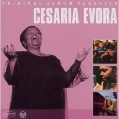 CESARIA EVORA -ORIGINAL ALBUM CLASSICS (C. ATLANTICO,ROGAMAR,VOZ AMOR) 3 CD NEU