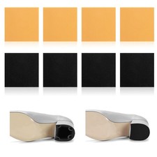 8PCS High Heels Patch Rubber Boot Heel Non Slip Square Boot Heel Tips Sole Re...