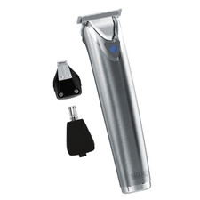 USA Stainless Steel Lithium-Ion Cordless Beard Trimmer for Men - Rechargeable Al