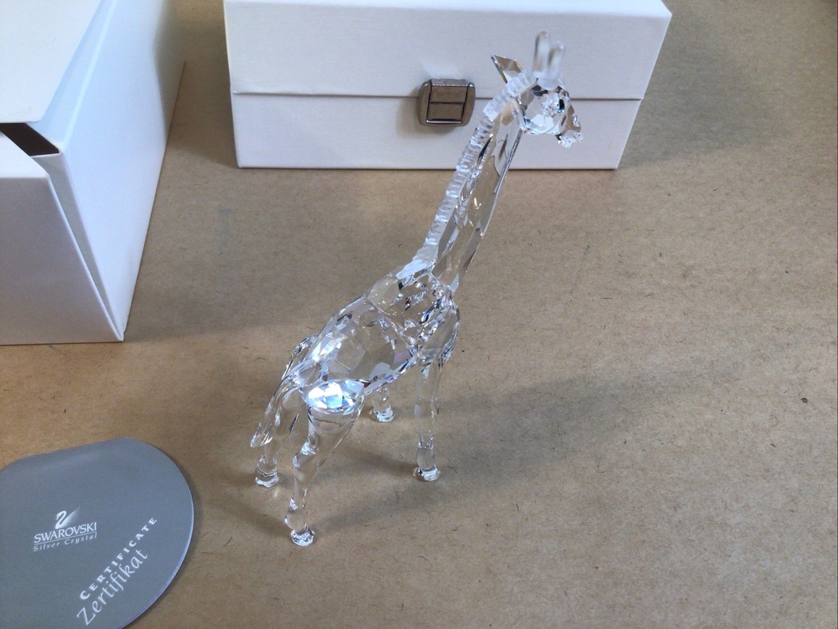 置物 Swarovski Giraffe Crystal Figurine Swarovski Baby Giraffe A 7603 NR 000 002 / MINT IN BOX | eBay